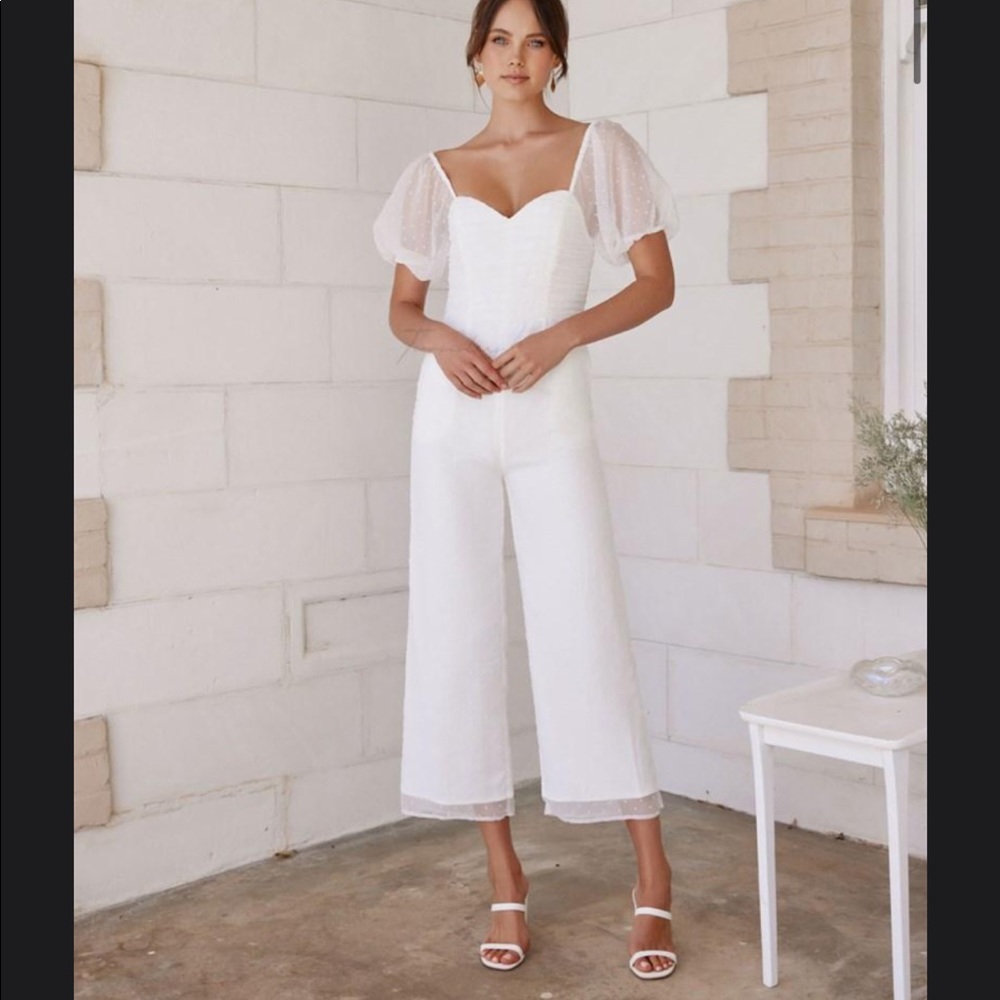 Two Sisters White Jumpsuit